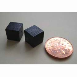 2 Black Display Cubes